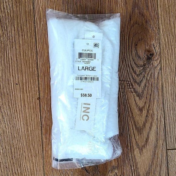 Culpos x Inc International Concepts Fuzzy Cropped Tank Top Size L NWT - Picture 3 of 3